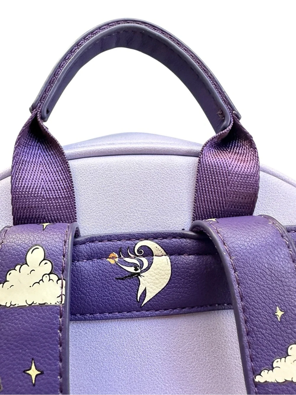 The Nightmare Before Christmas Pastel Gradient Mini Backpack - Purple/Blue